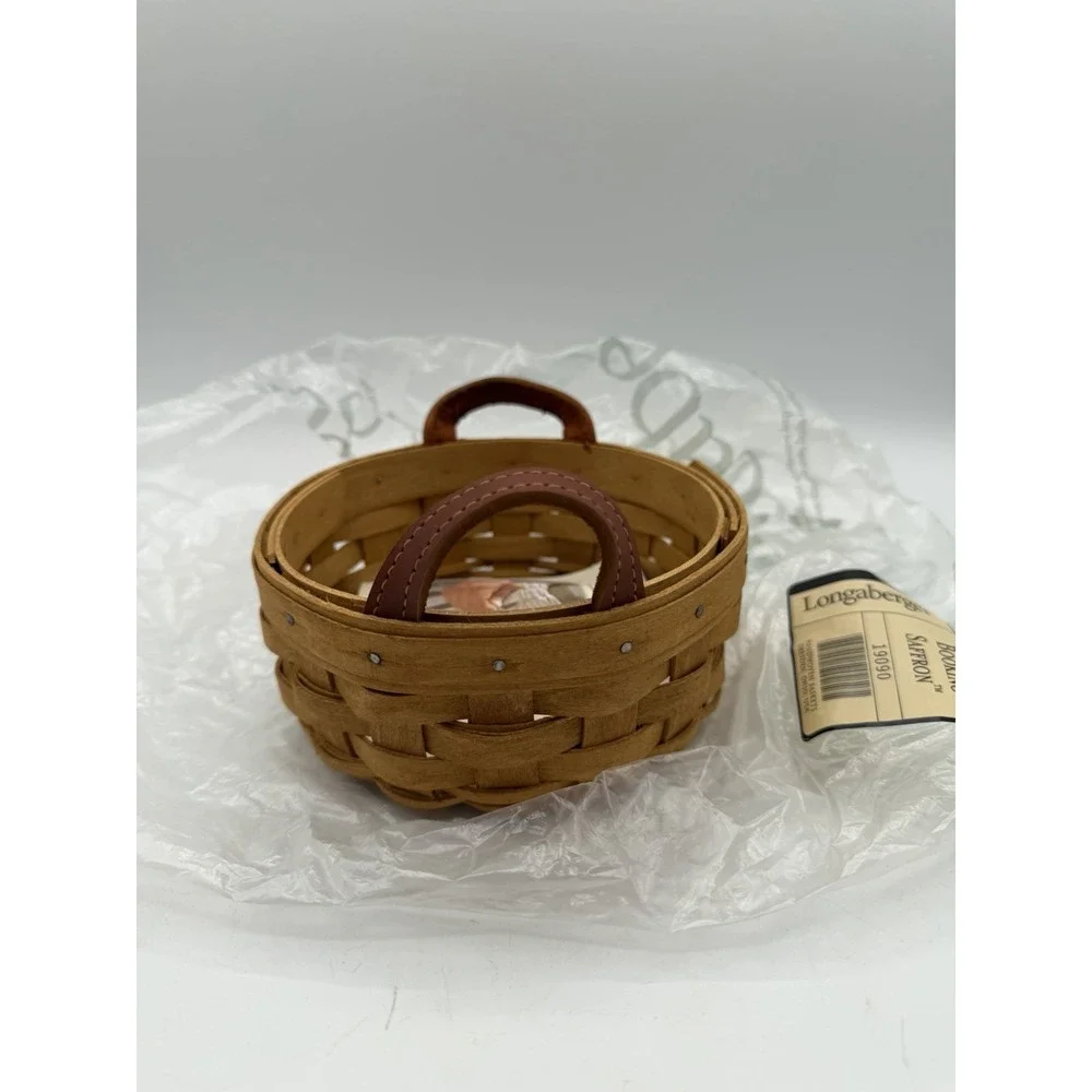 Longaberger‎ 2002 Saffron / Booking Basket 🧺🌼 – NEW